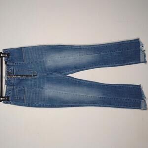 NWT EVIDNT Women's Echo Park/Tangier Step Hem Straight Jeans Size 25